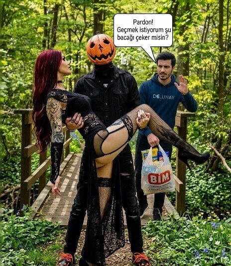 Çay benden! Son yediğin şeyi elimdeki poşete koyup seninle piknik yapsaydım, ne yemiş olurduk?