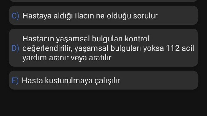 Bu sorunun doğru cevabi nedir sizce?