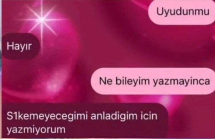 Sizin de sosyal medyada ya da telefonda böyle saçma mesajlar aldığınız oluyor mu?