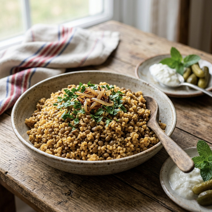 Mercimekli bulgur pilavı sever misiniz?
