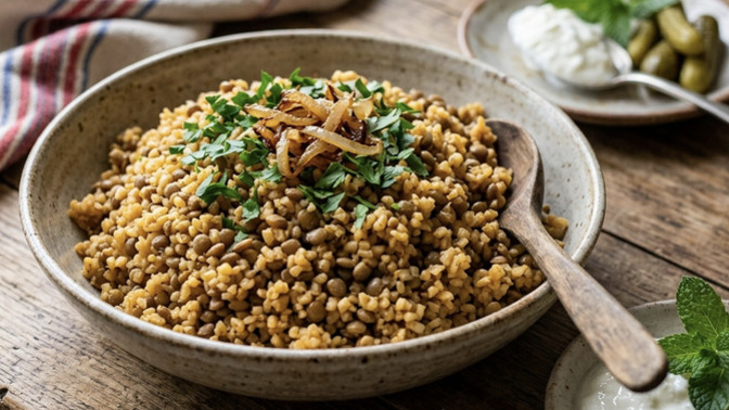 Mercimekli bulgur pilavı sever misiniz?