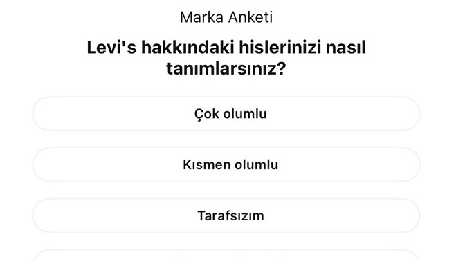 Levi’s reklamları hakkında hislerinizi nasıl tanımlarsınız?