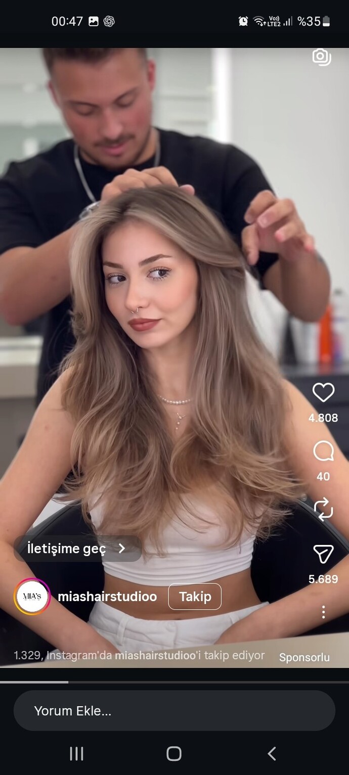 Kestane saç beyaz tende daha cool olmak için ışıltı mı yaptırmalı yoksa komple boyatmalı?