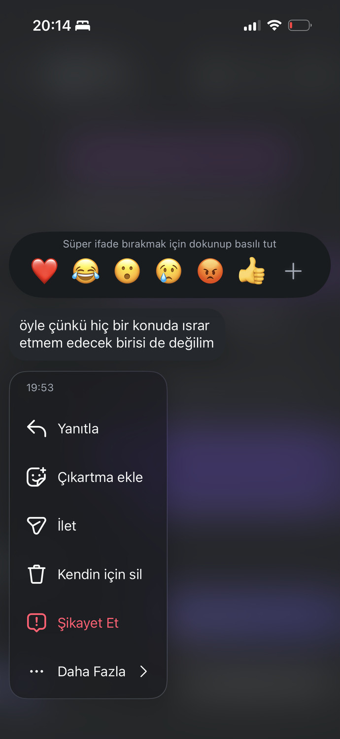 Bir saat konuşup sonra trip atan birinden ilişki olur mu?