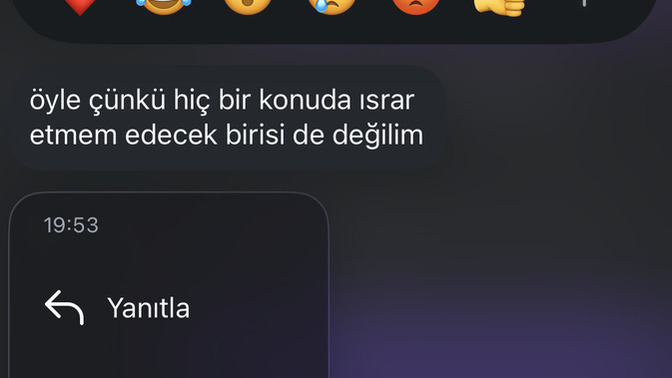 Bir saat konuşup sonra trip atan birinden ilişki olur mu?
