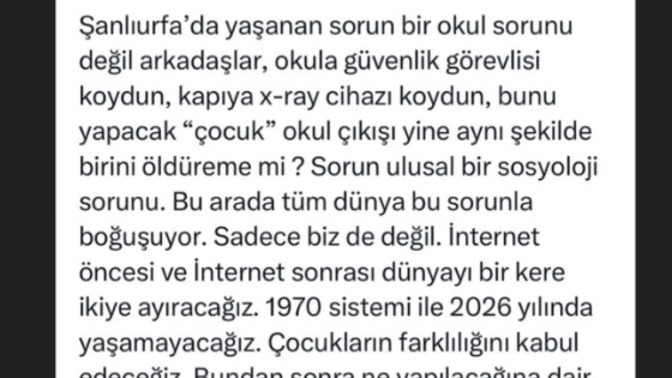 2 gündür okullarımıza yapılan saldıralar hakkında düşünceleriniz nelerdir, bunlara nasıl önlemler alınmalıdır?
