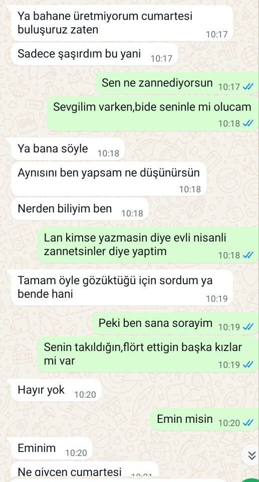 Flörtüm buluşmamak için bahane mi üretiyor, yoksa gerçekten görmemiş olabilir mi?