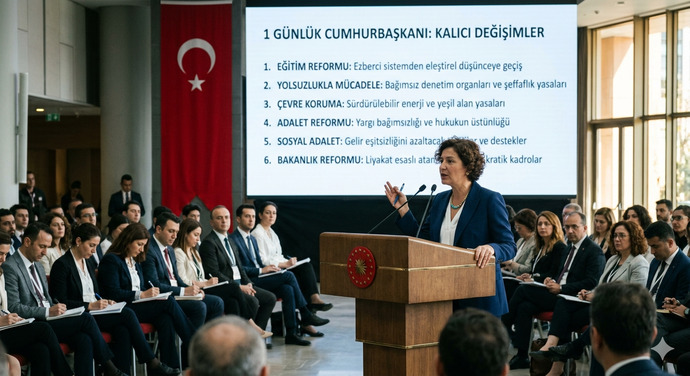Türkiye’de bir günlük Cumhurbaşkanı sizsiniz?