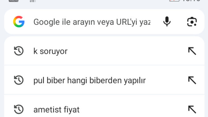 Google'da en son ne aradınız?