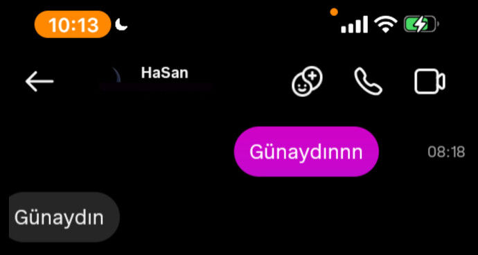 Anlık mesaja hemen cevap veren biri sana ne ifade ediyor?
