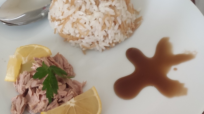 İştahları kabartan pilav balık sunumum nasıl olmuş sizce?