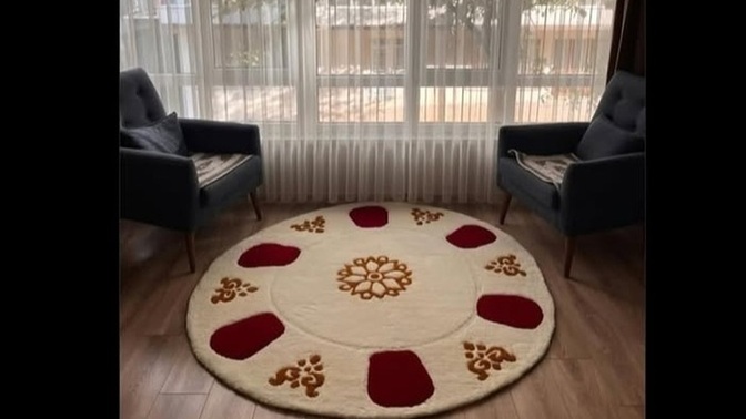 Çay tabağı desenli halı kullanır mısınız evinizde?