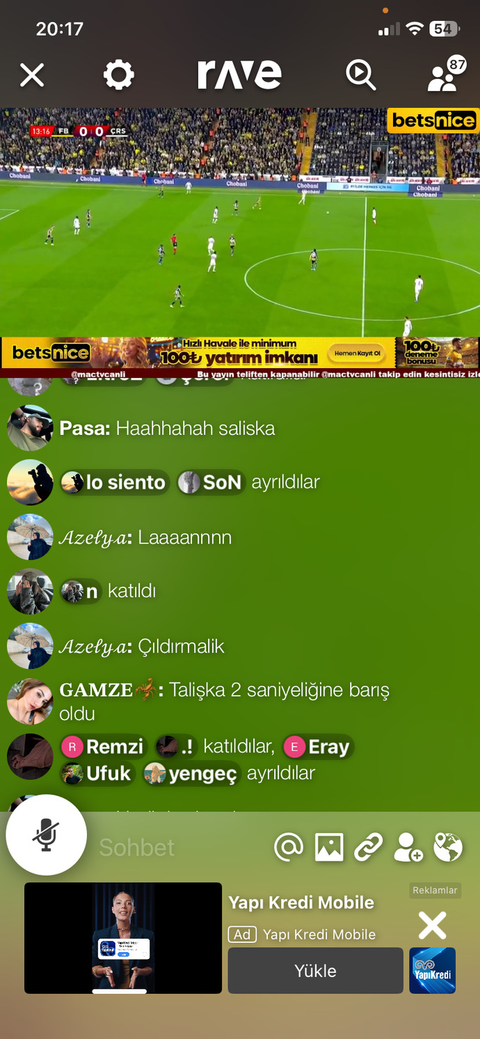 Maçı kimlerle izliyorsunuz 😘?