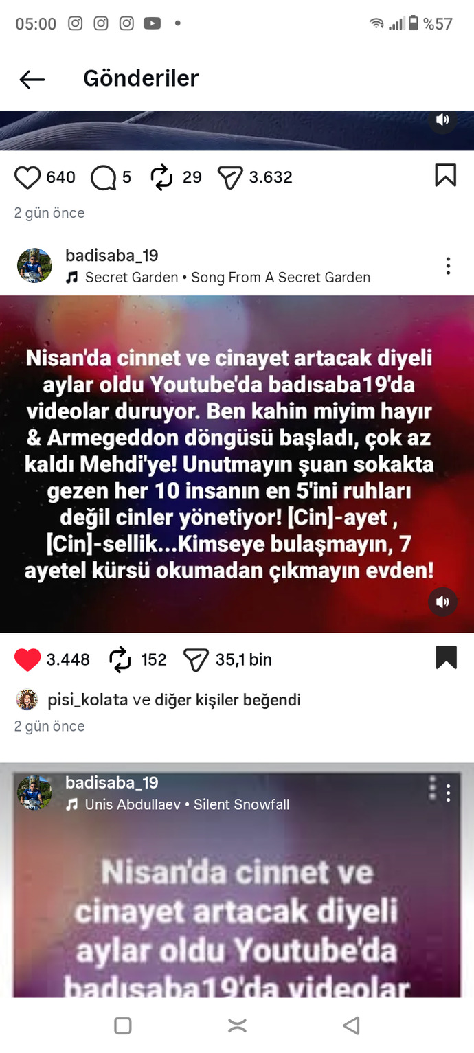 Sizce bu dogru olabilir mi Nisan da cinayetler artacak demiş ve bilmiş 5G ile bir alakası olabilir mi bu durumun?