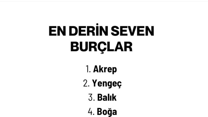 En Derin Seven Burç Hangisidir?
