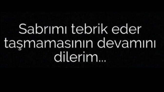 Sabırlı biri misin?