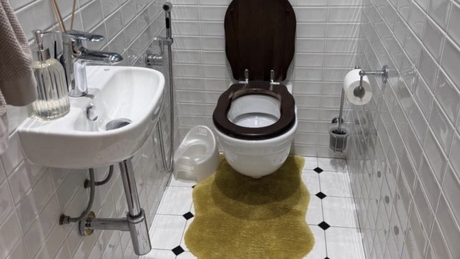 Evinizde tuvalete böyle bir halı alır mısınız?