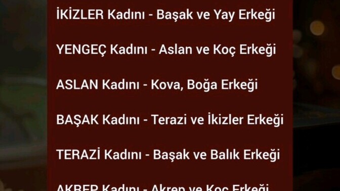 Kadınlar buraya Erkolar uzak dursun. En anlaşamadiginiz burç hangisi?