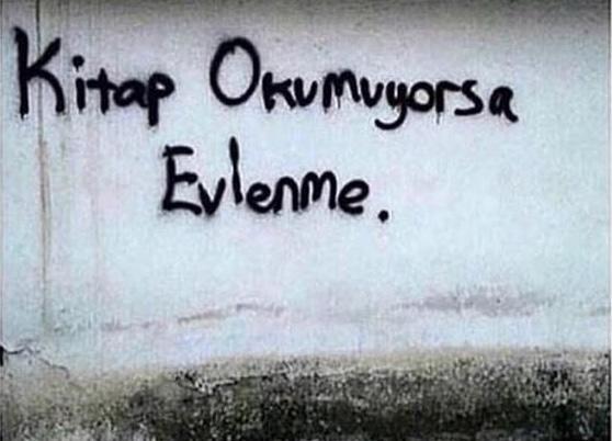 Hiç kitap okumayan biriyle evlilik olur mu?