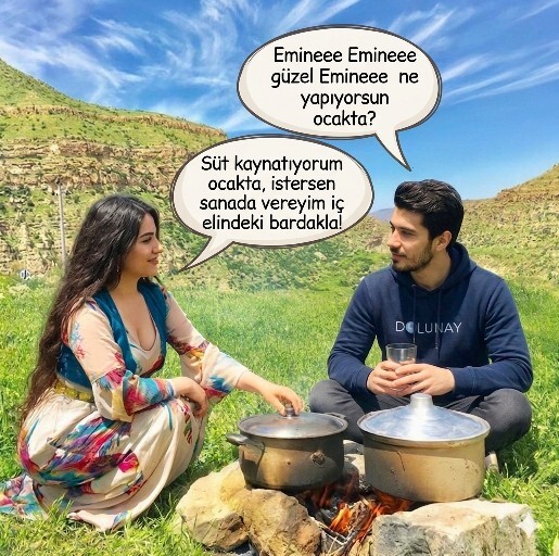Süt ile yapıp içtiğin veya yediğin en sevdiğin üç şey nedir?