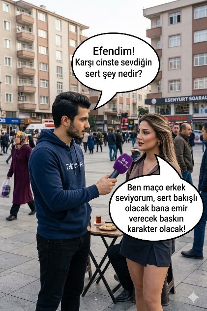 Efendim! Karşı cinste en sevdiğin sert şey nedir?