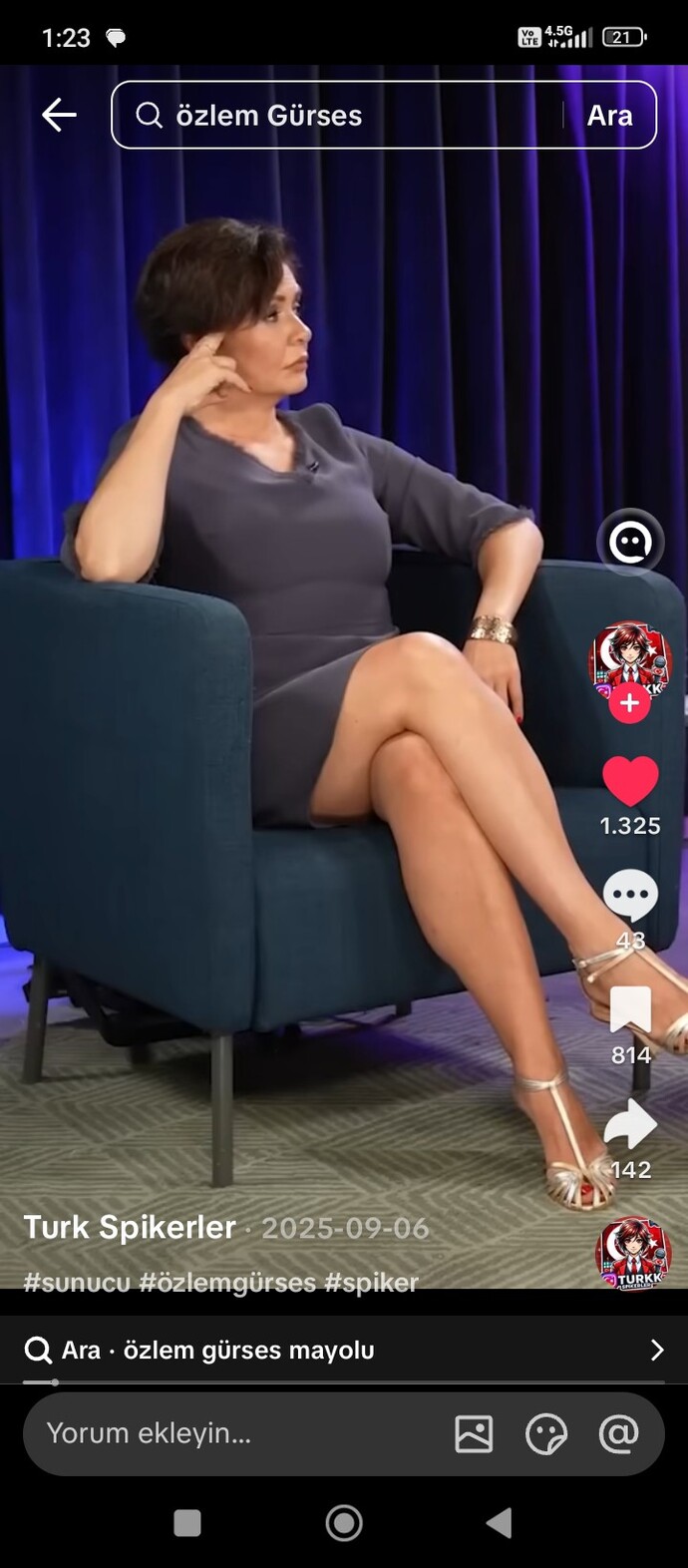 Özlem Gürses’i çekici ve milf olarak beğeniyor musunuz, size nasıl geliyor?