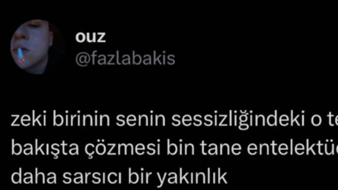 Sizin sessizliğinizdeki sesi anlayabilen biriyle karşılaştınız mı hiç?