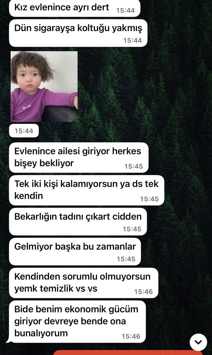 Kimlerin evlenesi yok?