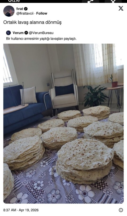 Hiç yufka ekmek yedin mi?