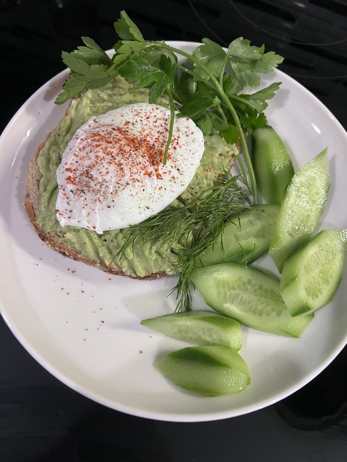 poşe yumurta ve avokado 💚