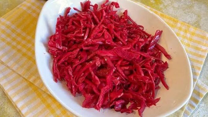 Mor lahana turşusu sever misiniz?
