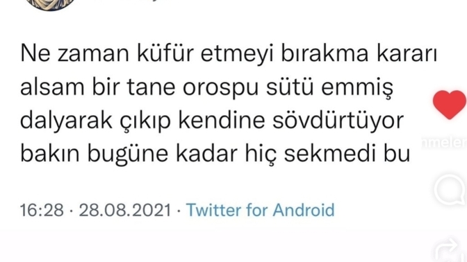 Küfür eder misiniz yoksa küfürlü konuşan insanlardan rahatsız olur musunuz?