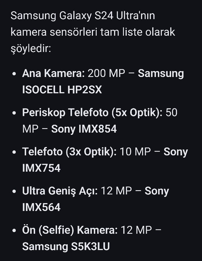 Telefonunuzun kaç kamerası var en çok hangi kamerayı kullanırsın?