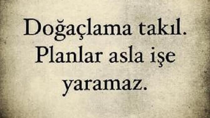 Hayatınızı plansız anlık mı yaşıyorsunuz yoksa düzenli planlı bir hayat mı sürüyorsunuz?