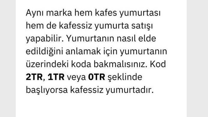 Lüfen tavukların kafessiz sisteme geçmesi için kafessiz türkiye sayfasına sosyal medyada destek verir misiniz?