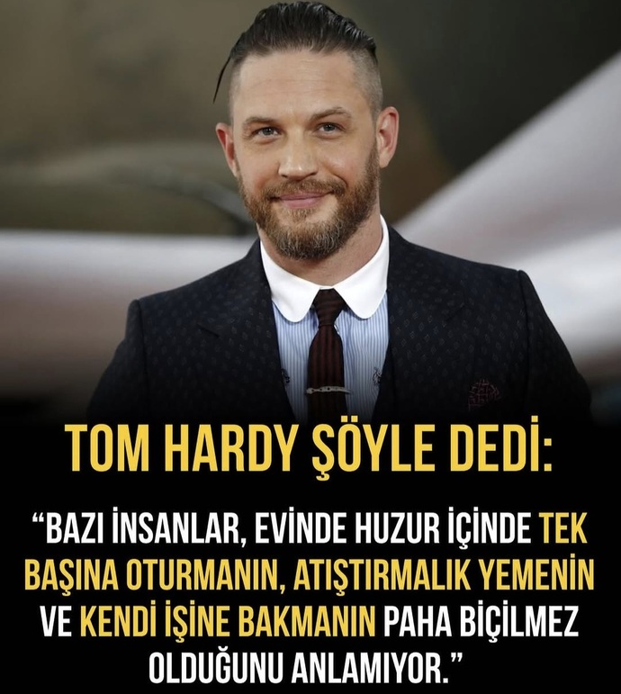 Huzur kendi başına kaldığındadır bazen, öyle değil mi?