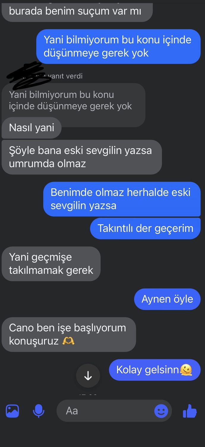 İlk başlarda bana ayilip bayılan çocuk şimdi zorla yazıyor neden sizce?