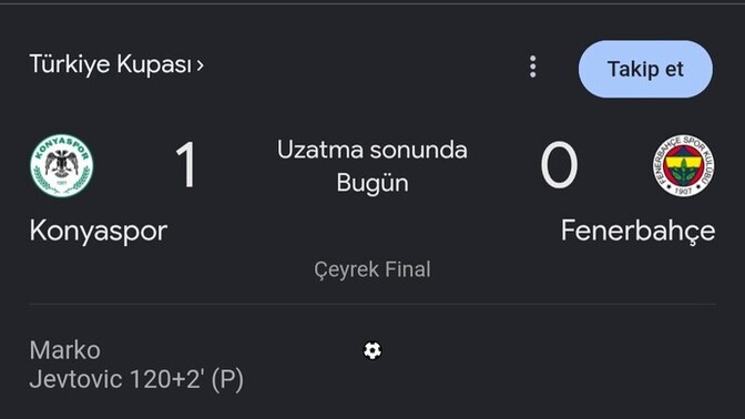 Fenerbahçe Türkiye Kupası'ndan elendi. Ne düşünüyorsunuz?