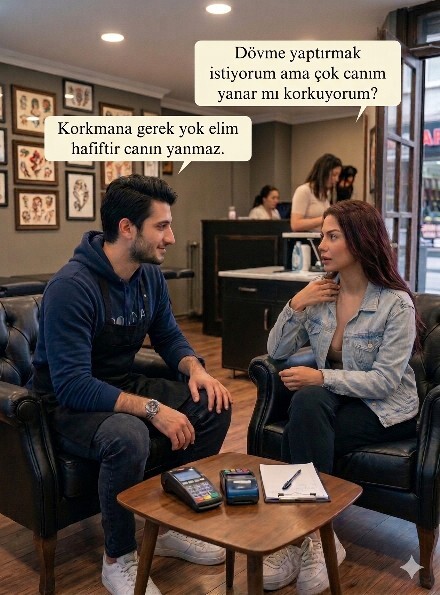 Dövme yaptırmadan önceki korkun neydi, bir sonraki dövmen ne olacak yeri belli mi?