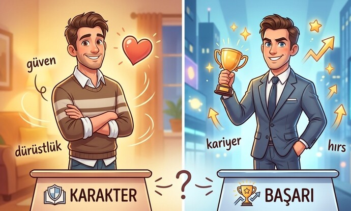 Bir erkekte karakter mi daha ön plandadır yoksa başarı mı? Hangisi daha çekici?