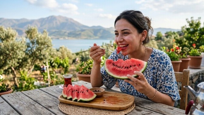 Karpuz yemekle beraber mi daha güzel yoksa yemekten sonra mı yenmeli?