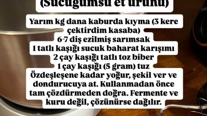 Evde sucuk yapılır mı, hiç yaptınız mı?