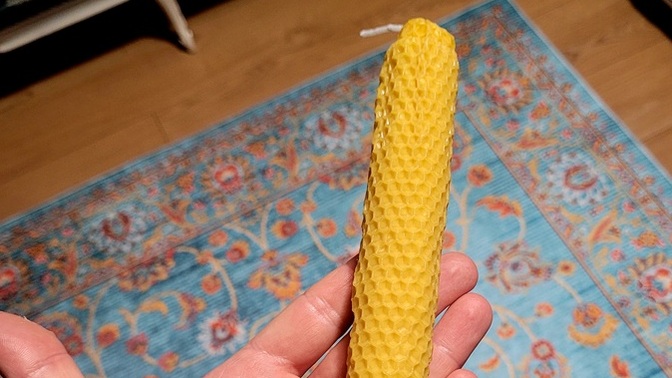 Bal kokulu mum yaptım, nasıl olmuş sizce?
