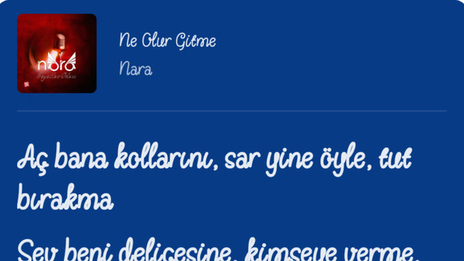 Şu an dinlediğiniz şarkı hangisi, loopa aldığınız son parça ne?