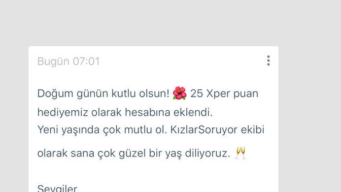 Tombiş chefinizin doğum günü kutlu olsun mu?