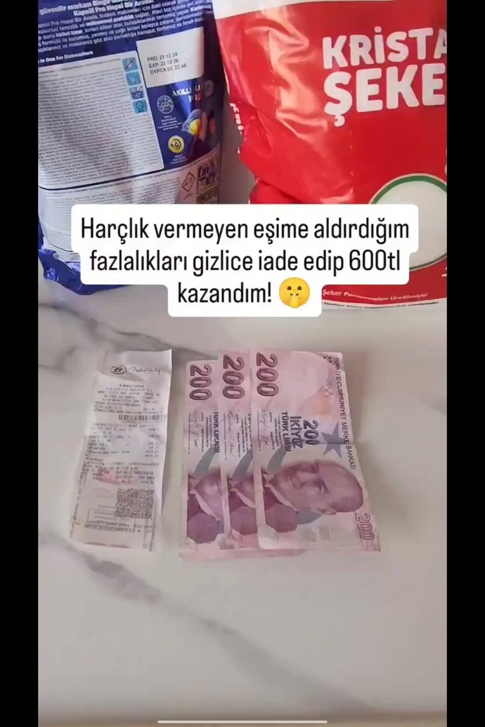 Esinizden harclik almak icin boyle dolayli yontemlere basvurmak dogru mu?