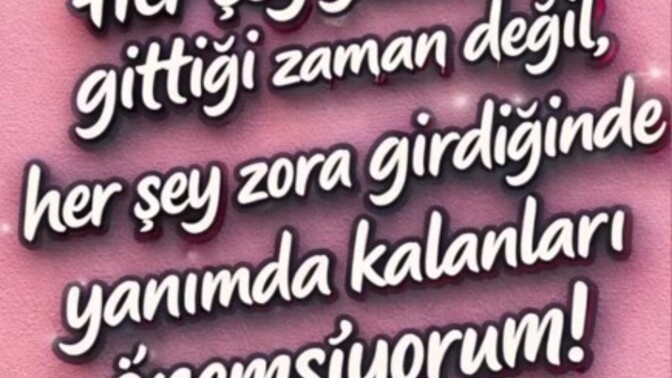 Gerçek dost kimdir, iyi günde yanımda olan mı yoksa zor günde kalan mı?