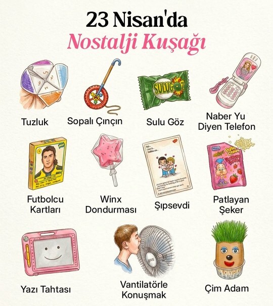 Sizin çocukluğunuza dönünce aklınıza ilk hangi nostaljik şey geliyor?