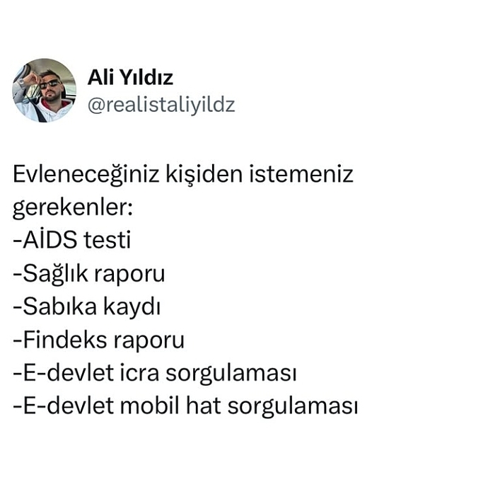 Evleneceğiniz kişiden ne istersiniz?