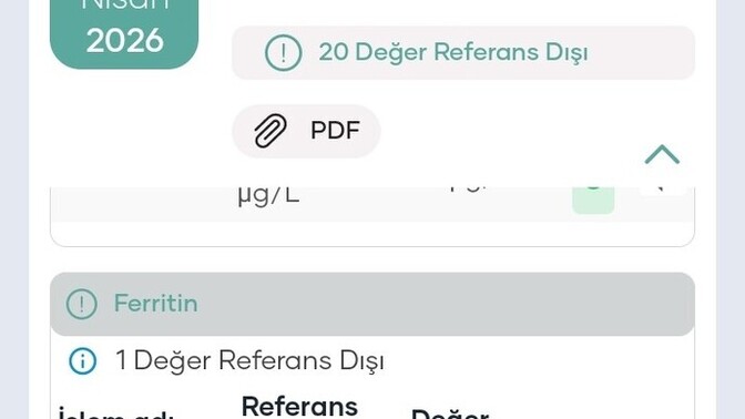 3 yıldır ferritin değerim düşük çıkıyor, bu durum ciddi bir sorun mu?